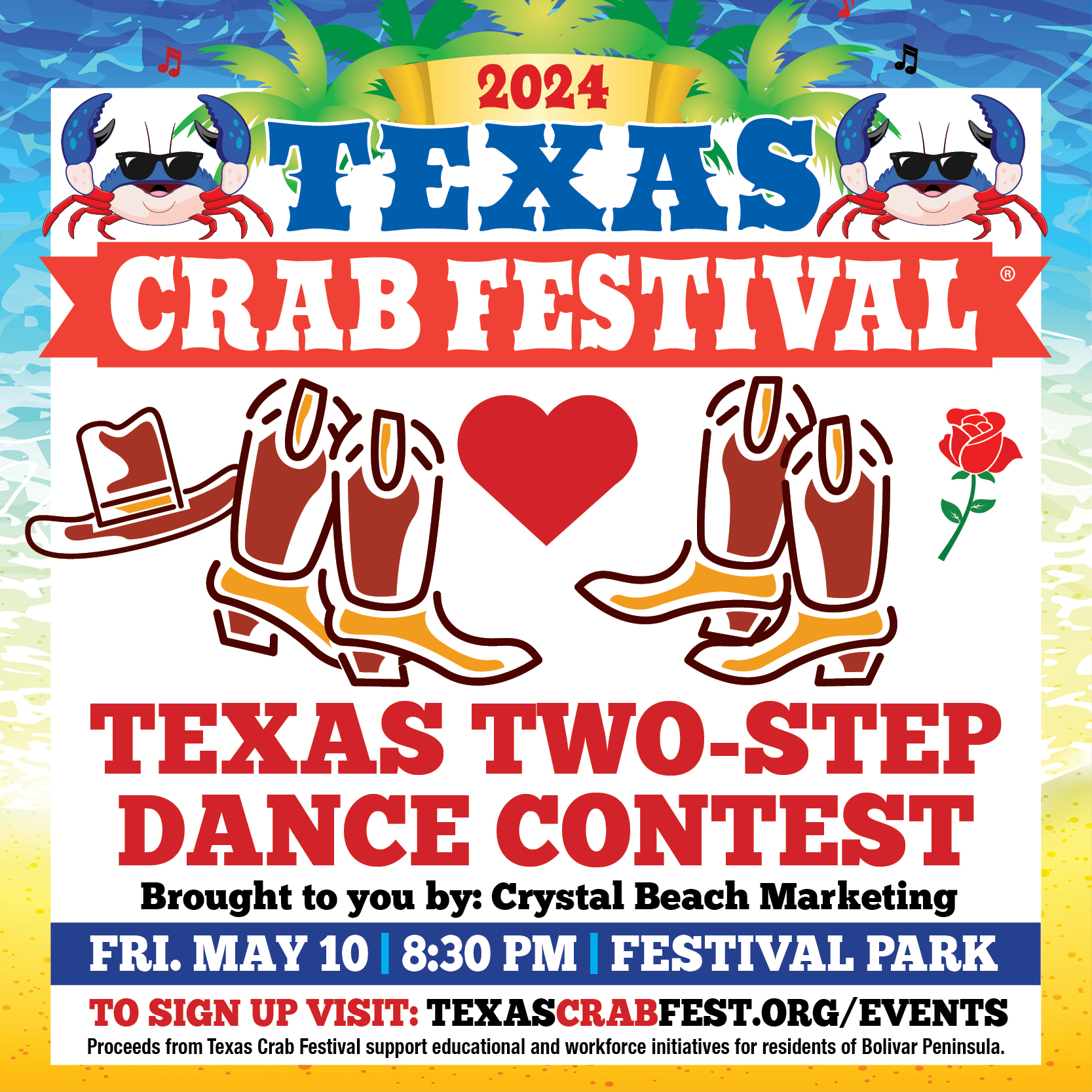 2024 Texas Two Step Dance Contest Texas Crab Festival